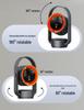 USB Rechargeable Bladeless Desktop Fan: Multi-Functional Shaking Head Fan for Home and Office