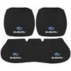 Universal 3-Piece Flannel Car Seat Cushion Set for Mazda, Haval, Changan, and Geely