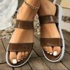 Women's Shoes 2026 Hot Sale Basic Women's Slippers Fashion Peep Toe Casual Slippers Women Summer Plus Size Solid  Flat Slippers