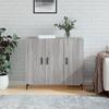 Sideboard Gray Sonoma 90x34x80 cm Particleboard
