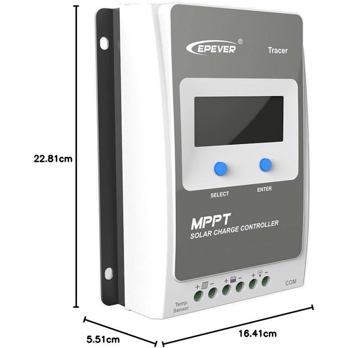 EPEVER Tracer AN MPPT Solarladeregler 30A 12V/24VDC LCD