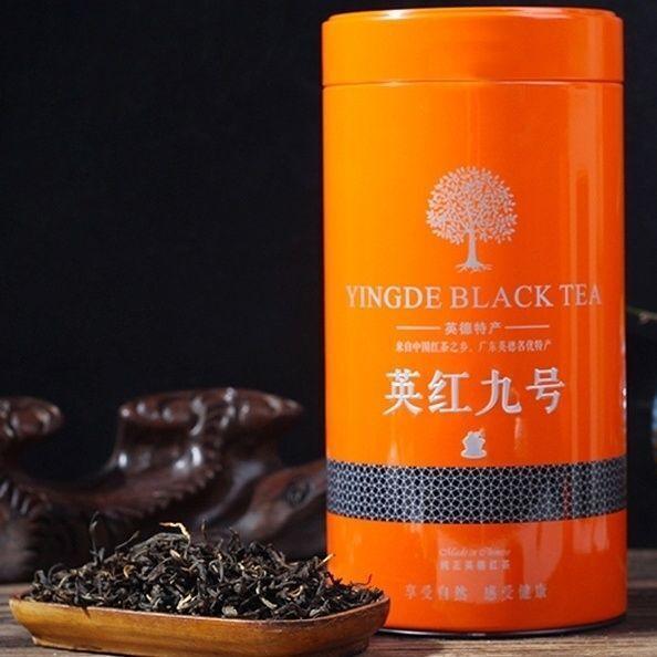 Authentic Yingde Black Tea Yinghong No. 9 High-Quality Organic Canned Gift Tea