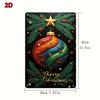 1pc 8x12 Inch Metal Tin Oil Painting, Retro Metal Sign with Christmas Colorful Patterns, Merry Christmas Decor for Bar Cafe Home