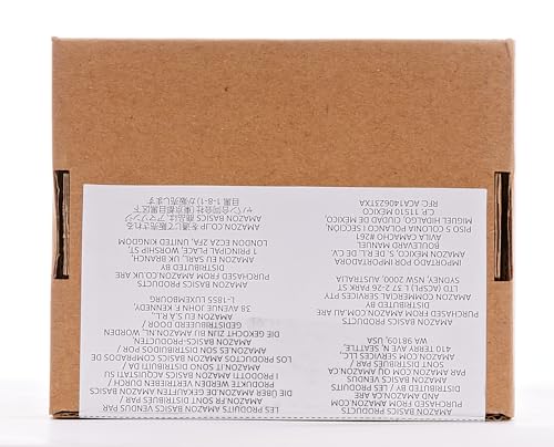 Amazon Basics Banana Plug Speaker Connectors, 6 Pairs (12 Pieces), 1.37cm x 1.37cm x 4.11cm, Black