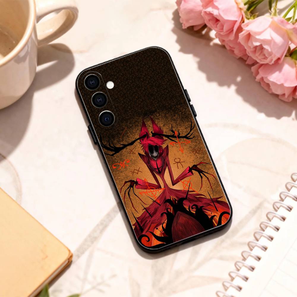 COOL H-HazbinS H-Hotels A-AlastorS   phone Case For Samsung Galaxy A73,A72,A71,A70,A53,A52,A51,Others Soft Black Shell