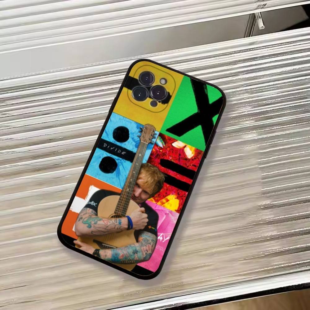

Ed Sheeran Hot Singer Phone Case For iPhone 17,16,15,14,13,12,11 Plus,Pro Max,XS,Soft Black Cover iPhone14