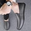 New Loafers Men's Genuine Leather Slip-on Classic Leather Shoes Soft Sole Comfortable Moccasin Casual Shoes Designer Men Shoes
