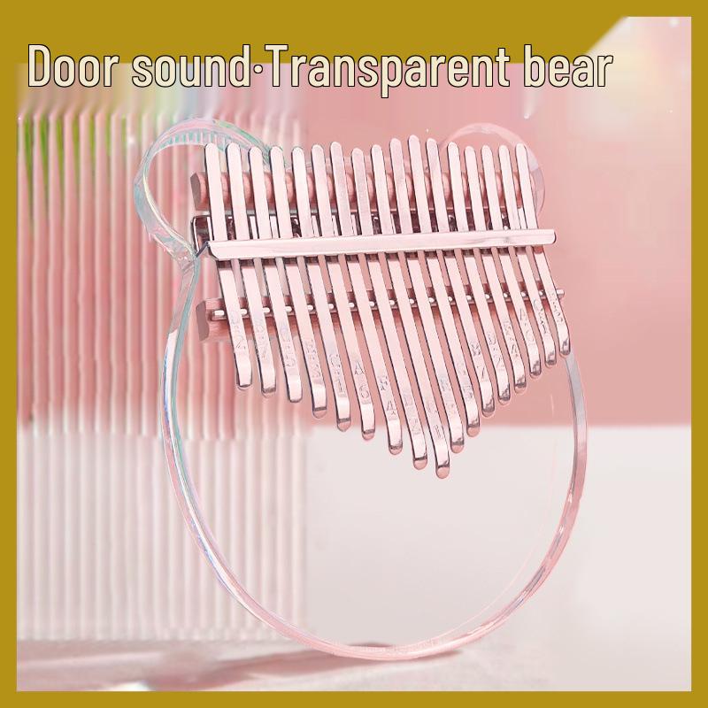 Crystal Transparent 17-Key Kalimba: Easy-to-Learn Portable Thumb Piano for Beginners