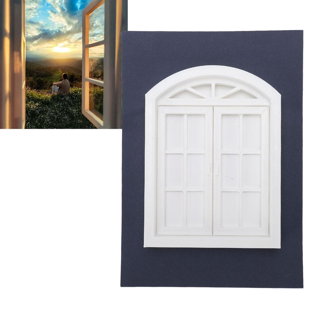 Fensterblick Fotografie Requisiten Kunststoff Fensterrahmen Modell für Reise Party Outdoor Fotografie