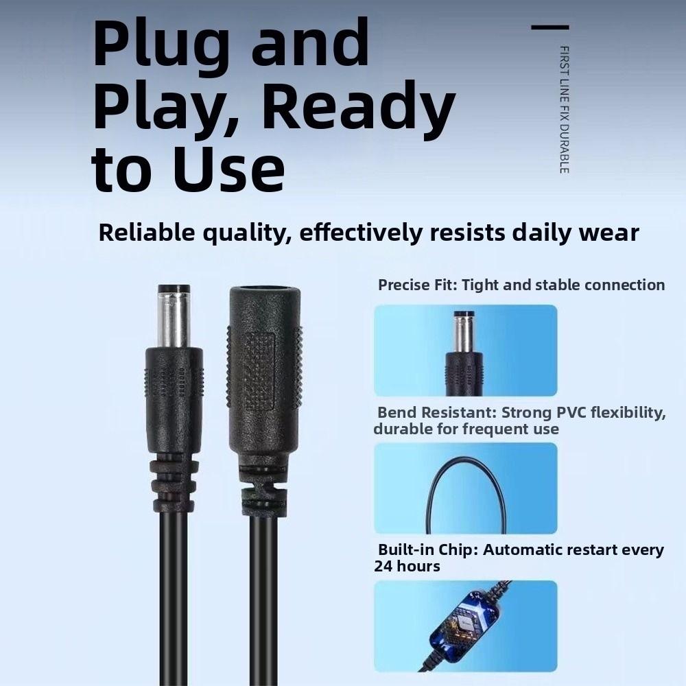 24H Timing Router Reset Module DC 5V-15V Router Automatic Reset Line  Network Optimization