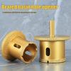 M10 Brazed Diamond Washbasin Core Drill Bit Hole Opener Table Basin Tool For Granite Marble Tile Drilling Cutter
