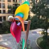 Colorful Windmills Wedding Outdoor Venue Arrangement Decoation Wooden Pole Windmills Suitable For Garden Yard Party Decoration