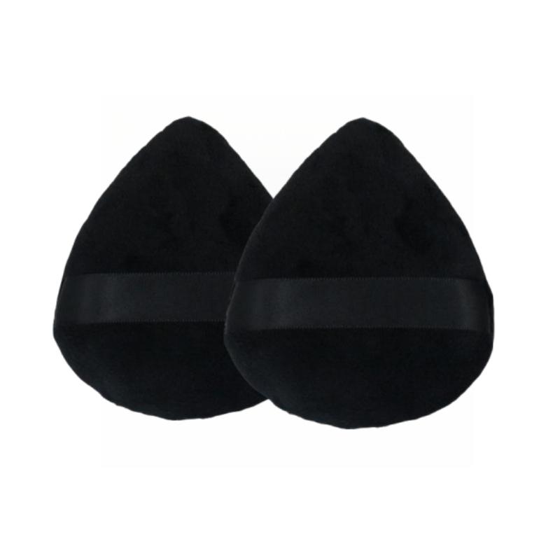 

1/2/5 шт. Большой язычок с каплями воды пуховка для фиксации рассыпчатой пудры флокирование мягкая косметическая пуховка треугольный заостренный инструмент для макияжа