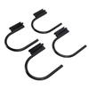 4PCS 5 Inch E Track J Hooks Heavy Duty Hanger for Enclosed Trailer Workshop Garage 1400lbs Load Capacity 1 2 Inch
