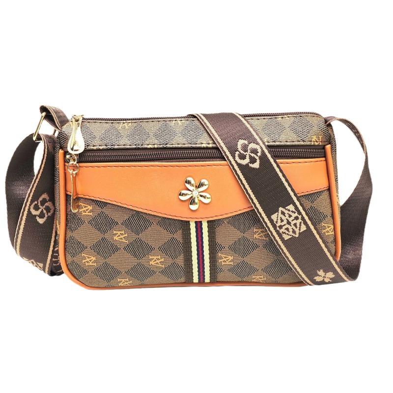 Women's bag new fashionable versatile high-end wide woven shoulder strap trend oblique span bag women