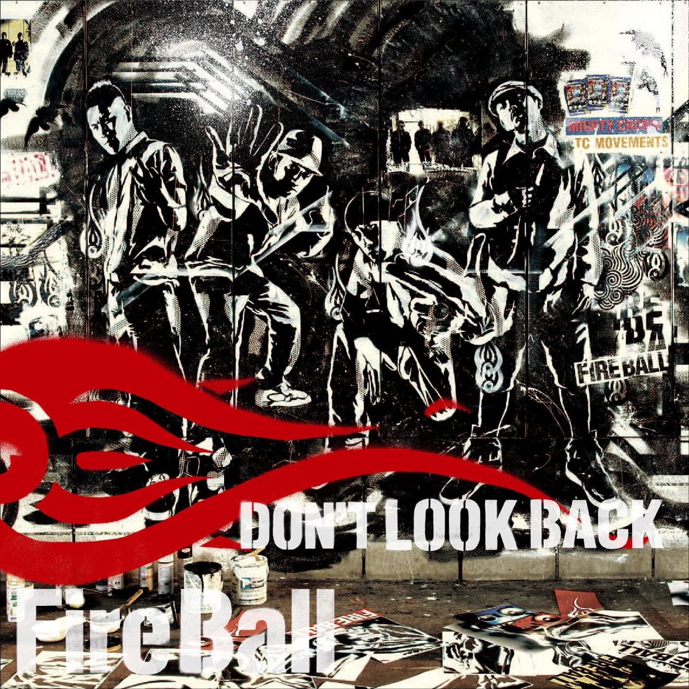 

CD FIRE BALL - Don t Look Back TOCT26782 Japan ObiRock Used