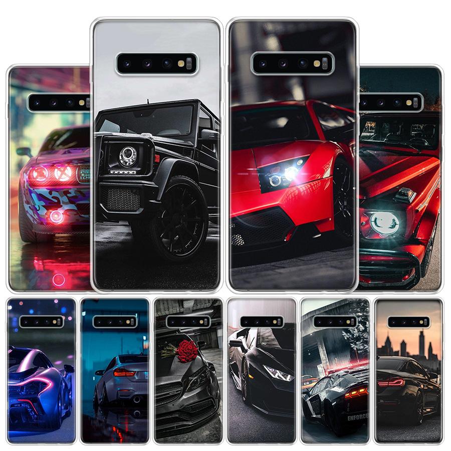 

Спортивные автомобили Мужской чехол для телефона для Samsung Galaxy S10 Plus S20 FE S21 S22 Ultra S10E S9 S8 + S7 Edge J4 Корпус Shell Samsung S10