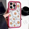 For iPhone 16 Pro Max Phone Case For iPhone 16e 15 14 13 12 Pro Max Plus 11 XR XS Flower Print Phone Case TPU Soft Shockproof Case Cover
