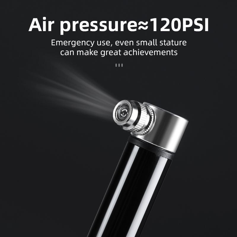 Manual Mini Portable Bicycle Aluminum Alloy air Pump for Bicycle Basketball Football Bicycle Pump
