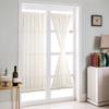 Curtain Finished Piercing Rod Door Curtain High Precision Solid Color Curtain French Door Curtain