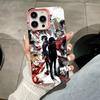 Anime Tokyo Ghoul Mobile Phone Case for iPhone 17 16 15 14 13 12 11 X XR XS 8 7 Pro Max Plus Translucent Pink Cover Cover Pretty