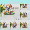 Cute Acrylic Elephant Hanging Multifunctional Keychain Decorative Gift For Christmas