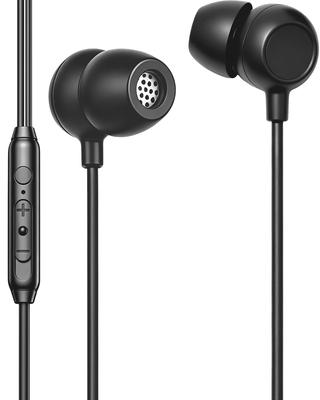 Sleep Earphones, Wired, Type-C, L-shaped, In-ear, Ultra-lightweight, Ultra-compact, Soft Fit, Noise Blocking, Remote Control & Microphone, Compatible