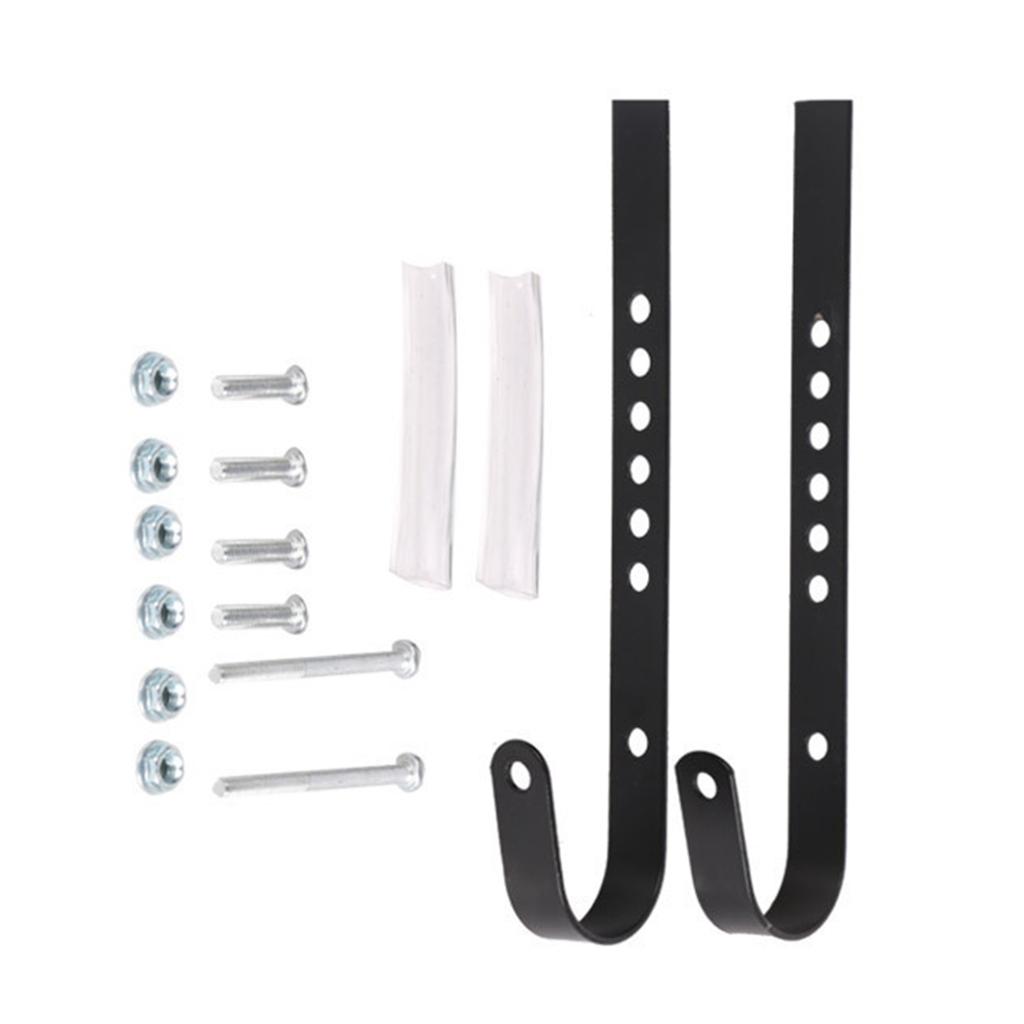 Metal Bike Front Basket Hanging Hook Height Adjustable Quick Release Hook Hanging Cargo Rack Hook for Bicycles Handlebar