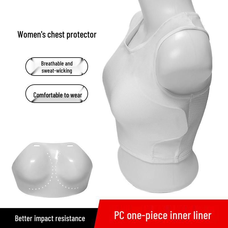 Karate Damen Atmungsaktiver Brustschutz für Kampfsport - Bequeme, Schweißabsorbierende Weste für Wettkampf, Training & Selbstverteidigung