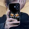 Terror Black Skull Clear Silicone Soft TPU Phone Case For Iphone 17 16 15 14 Plus 13 12 Mini 11 Pro Max Shell Capa