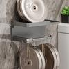 Bathroom Wall-Mounted Tissue Box Tissue Holder No-Punching Design Toilet Paper Roll Holder Storage Rack Modern Simple Style