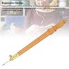 Embroidery Crochet Hook Wooden Non Slip Tambour Hook with 0.8 1 1.2mm Needles for Sewing Beading