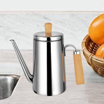 Stainless Steel Oil Dispenser Bottle Kitchen Easy Pouring with Comfortable Handle Pot Versatile