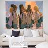 LightOn Girls background cloth twodimensional girl bedroom dormitory decoration homestay bedside atmosphere anime tapestry