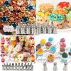 88Pcs Baking Supplies Kit 49Pcs Frosting Piping 3Pcs Russian Ball Piping Tips Flower Frosting Tip Baking Flower Nozzle