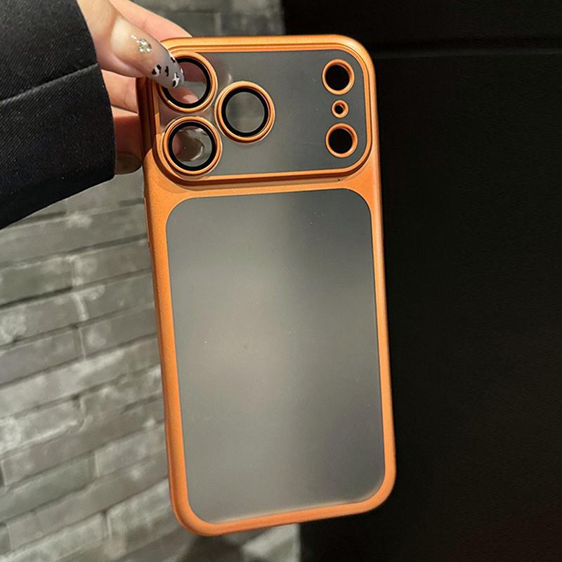 Frosted Thin Original Phone Case For iPhone 17 15 16 14 13 12 Pro Max Air Translucent Shockproof Camera Protection Cover