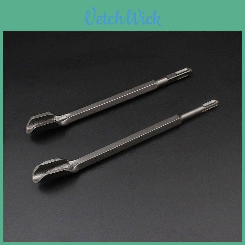 Advanced Rotary Hammer Chisel Bits Set With Chrome Steel Tile Bull Point Chisel For Superior Durability