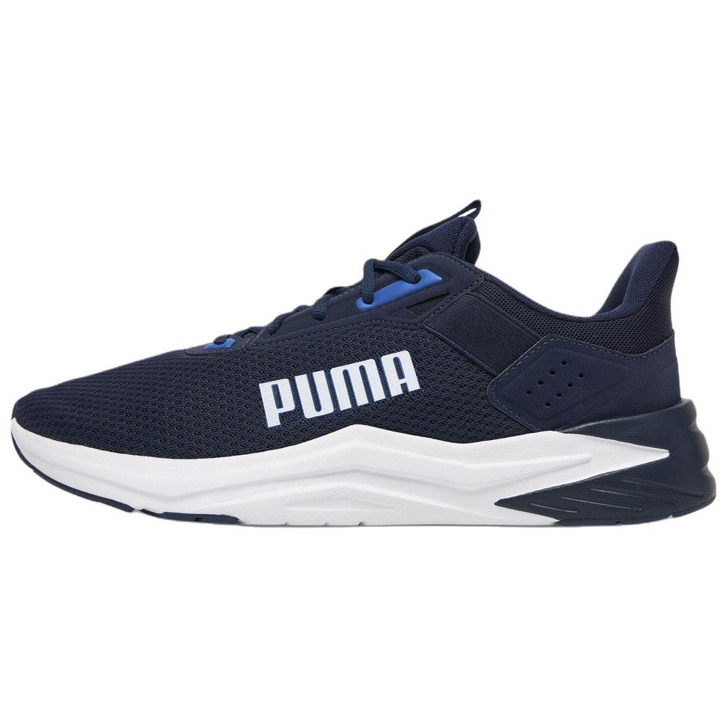 Puma Ftr Wave Soft Comfortable Non-Slip Wear-Resistant Low-Top Casual Running Shoes Men Sneaker Navy-Blue 311095-05