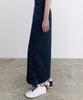 Annies Nadia Jacquard Satin Long Skirt (Navy)