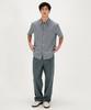 SHIRTER Ice Cotton Gingham Check Shirt (Blue)