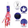 American Flag Windsock 3 Modes Hanging 4th of July Decorations Reusable Independence Day Memorial Day Windsocks for Home Decor