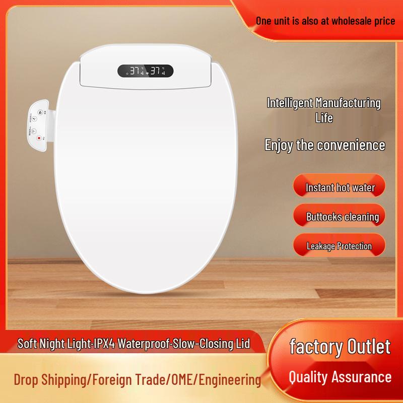 Waterproof Multi-Functional Smart Toilet Seat for Europe, America, Japan, Korea, Hotels & Homes