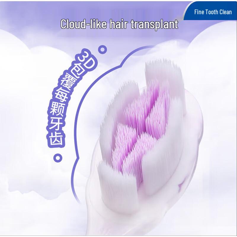 Lion FINE CLEAN Soft Bristle Small Head Toothbrush, 4-Pack