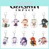 Unique Genshin Impact Figure Anime Cartoon Kawaii Keychain Pendant Acrylic Gift