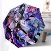 1pc Anime Characters Automatic Folding Umbrella - Portable 3-Fold Design with 8-Bone Iron Frame - Outdoor for Fans, Travelers, Daily Use, and Gift Giv