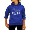 Women's Autumn & Winter Letter Print Hoodie Sweatshirt - Casual Baseball Mom Style