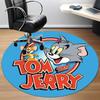 1pc Tom Jerry Office Round Area Rug, Under Office Chairs Bedroom Living Room Home Decor, Room Deco, Available in Various Sizes