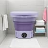 Portable Small Foldable Washing Machine with Spin Dryer For Socks Underwear Washer Household Mini Washing Machine EU Plug