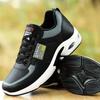 Nouvelle tendance printemps 2025 Chaussures de sport pour hommes à lacets semelle épaisse décontractées respirantes mode Grandes tailles Résistance au glissement