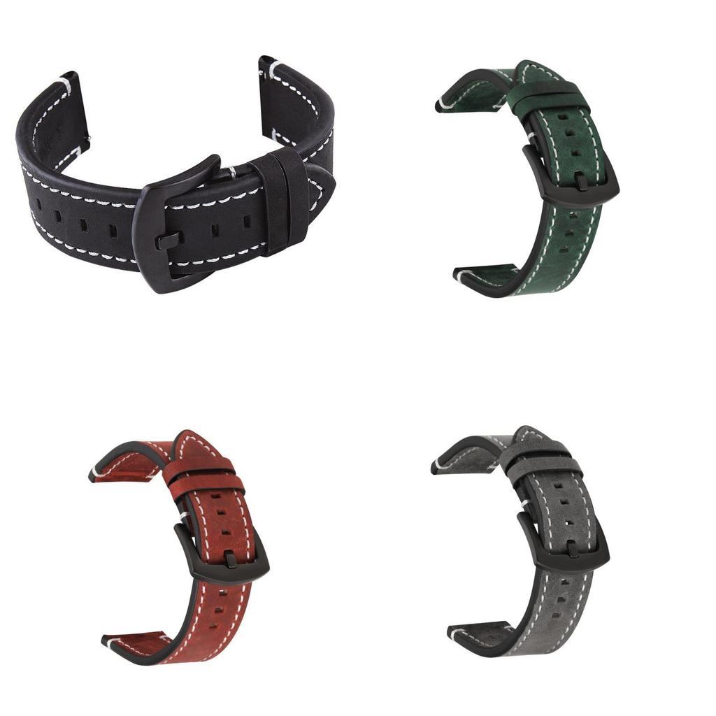 Cinturino in Pelle per Orologio Con Rilascio Rapido Design Monocolore Per Orologi Stile Arte Vintage